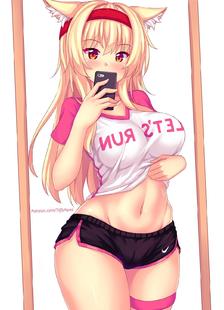 Tiffy notty selfie!!插画图片壁纸