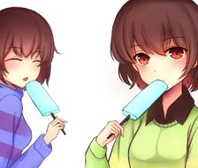 chara and frisk-언더테일undertale