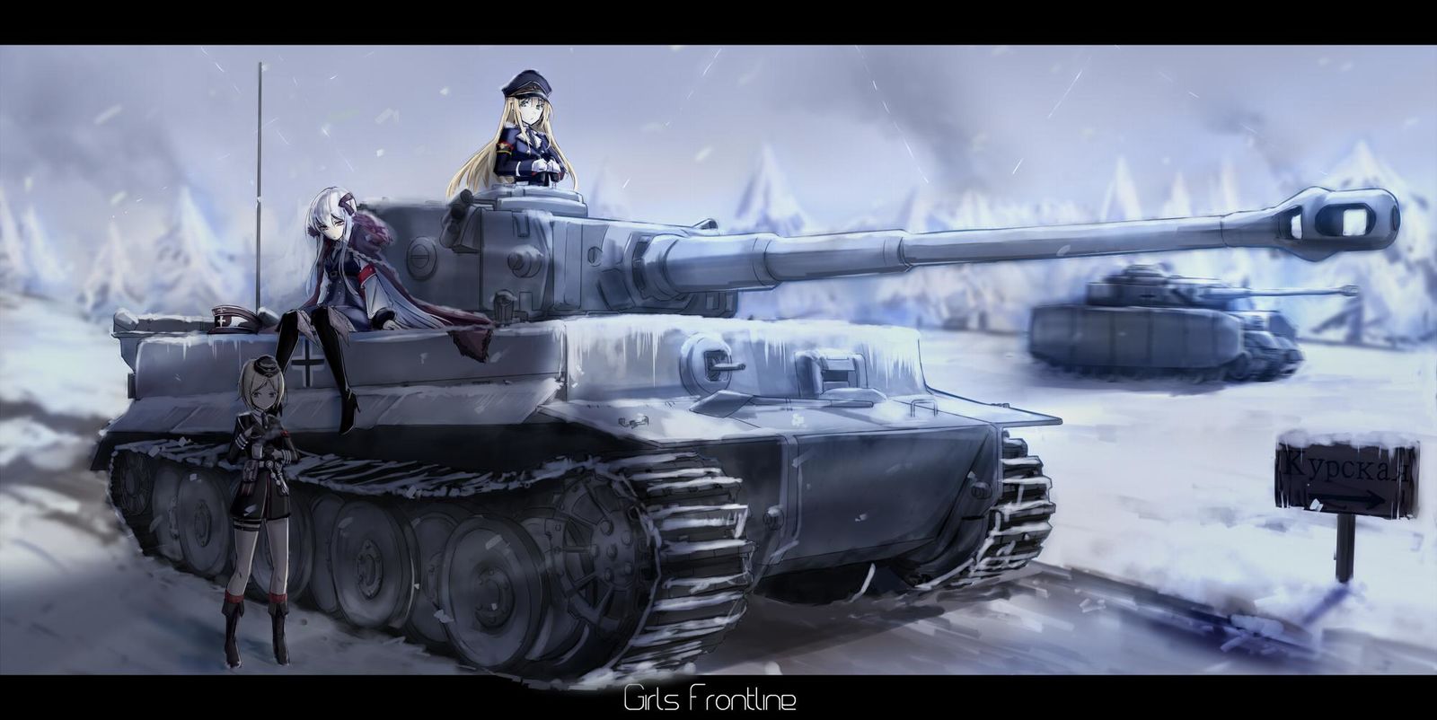 Panzer vor！插画图片壁纸