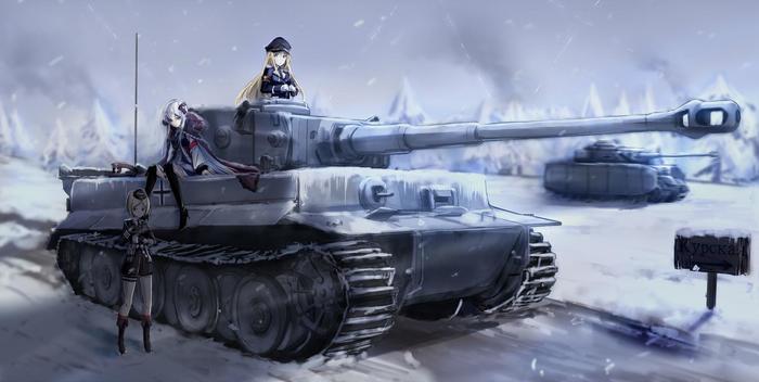 Panzer vor！插画图片壁纸