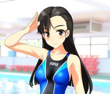 西绢代先生-竞技泳装フラットシーマー