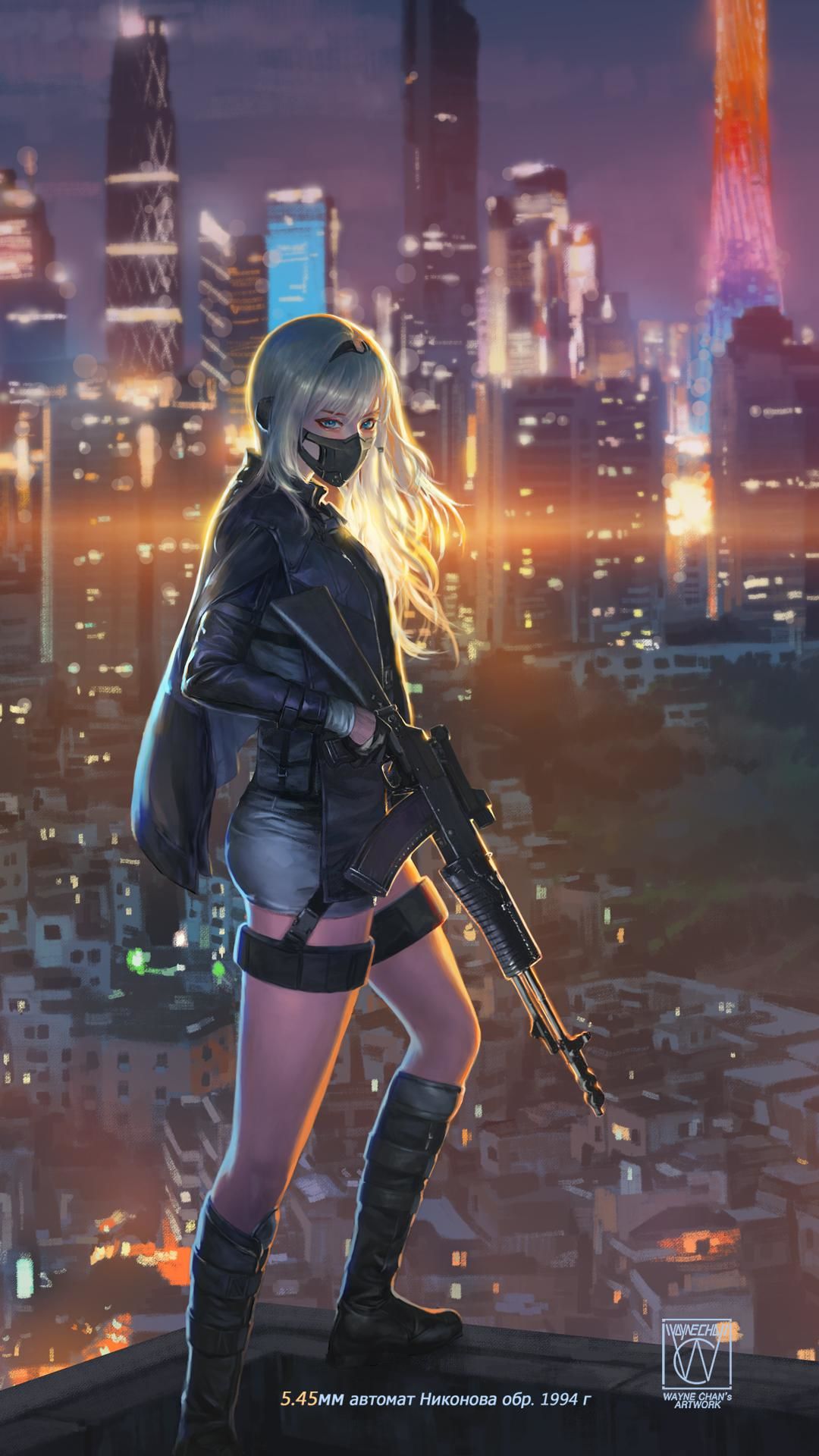 an94少女前线夜景