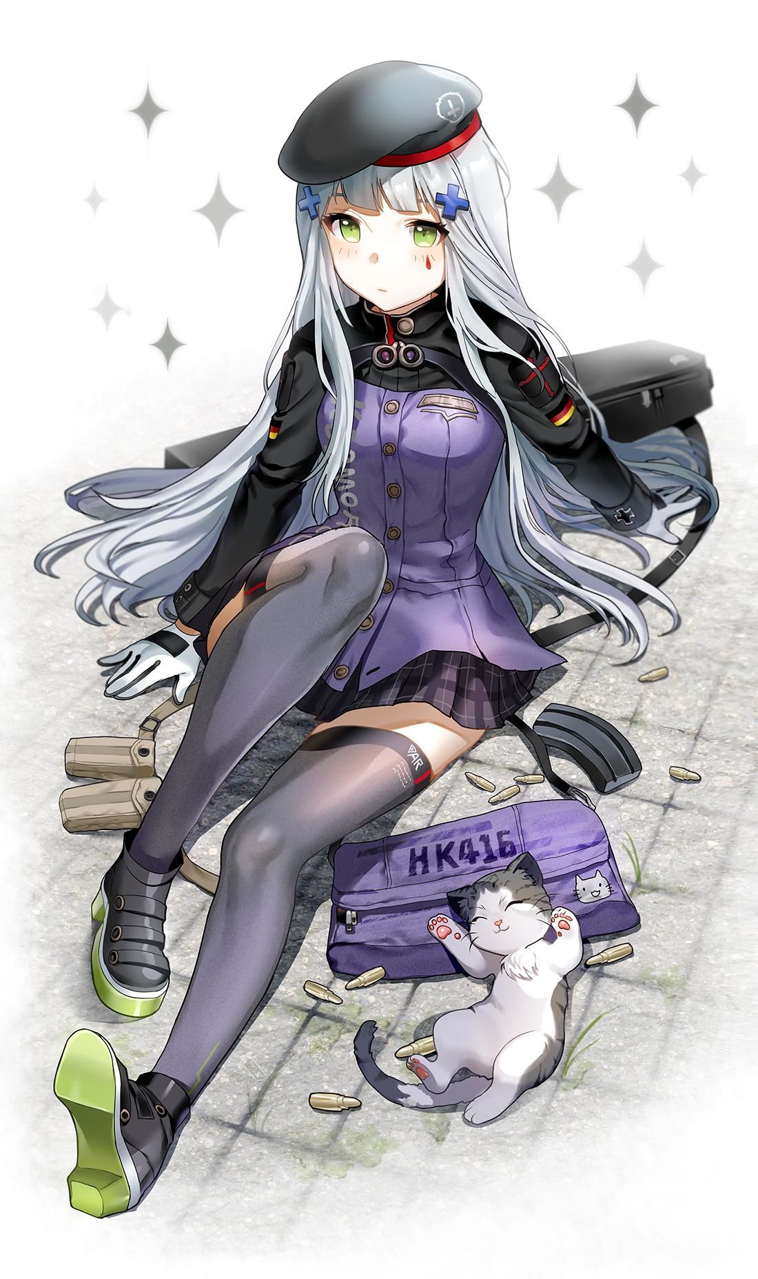 HK416插画图片壁纸