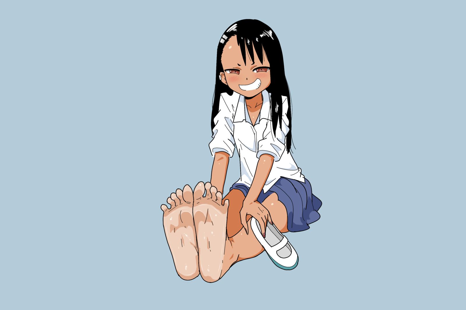 Nagatoro Bare Feet Drawing