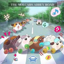 用灰泥ABBEY ROAD插画图片壁纸