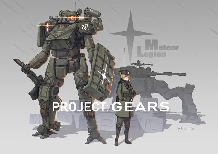 Project: GEARS Meteor Legion 1插画图片壁纸