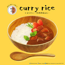 curry rice插画图片壁纸