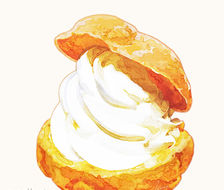 Cream puff-食物原创