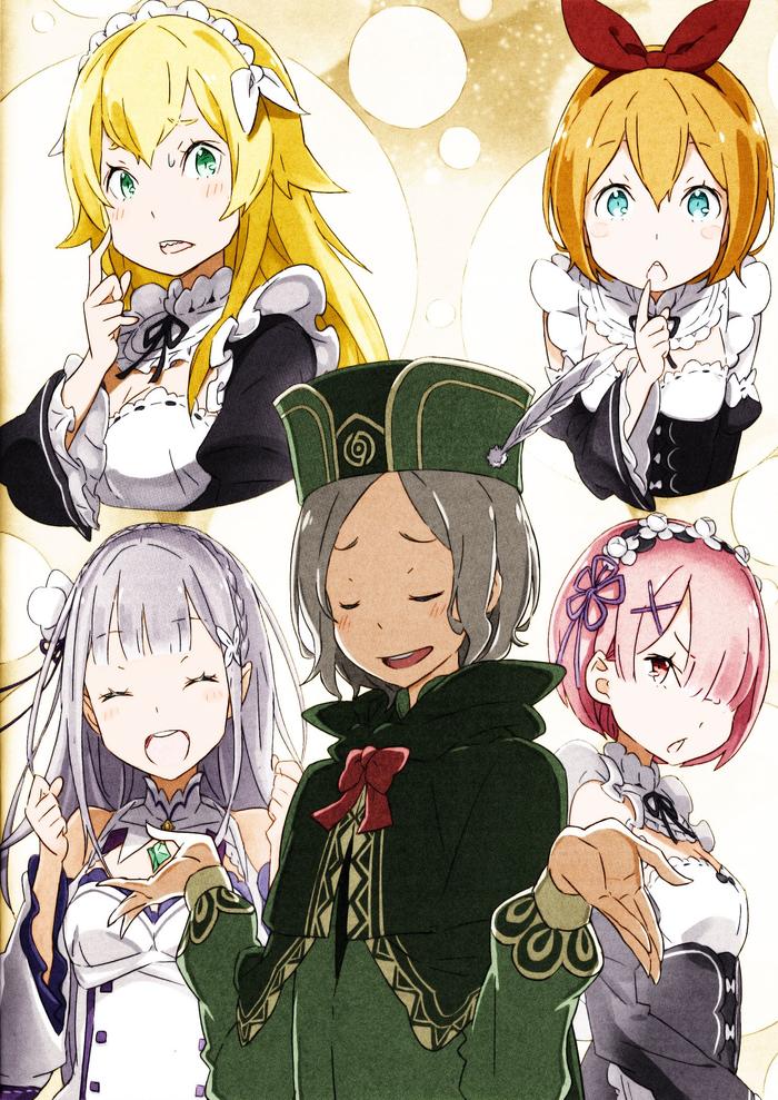 Re:zero SS Illustration Color 4插画图片壁纸