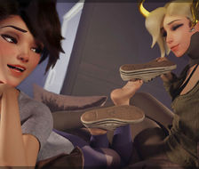 Tracer and Mercy - Shoe Removal