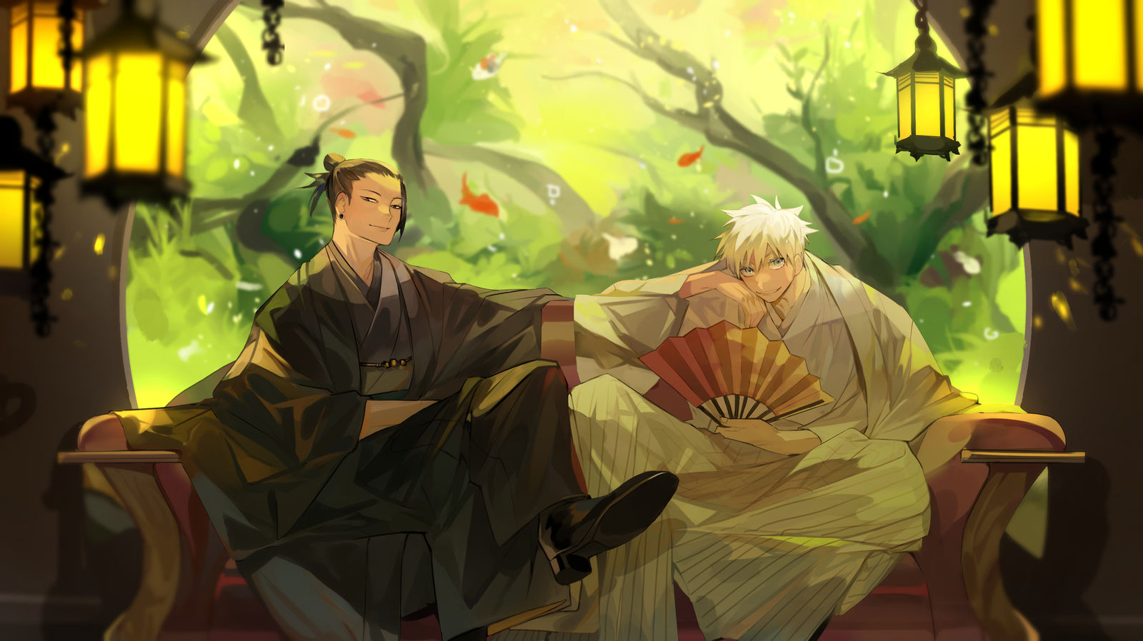 咒术轮回战总结插画图片壁纸
