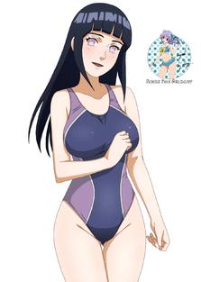 Hinata Swimsuit插画图片壁纸