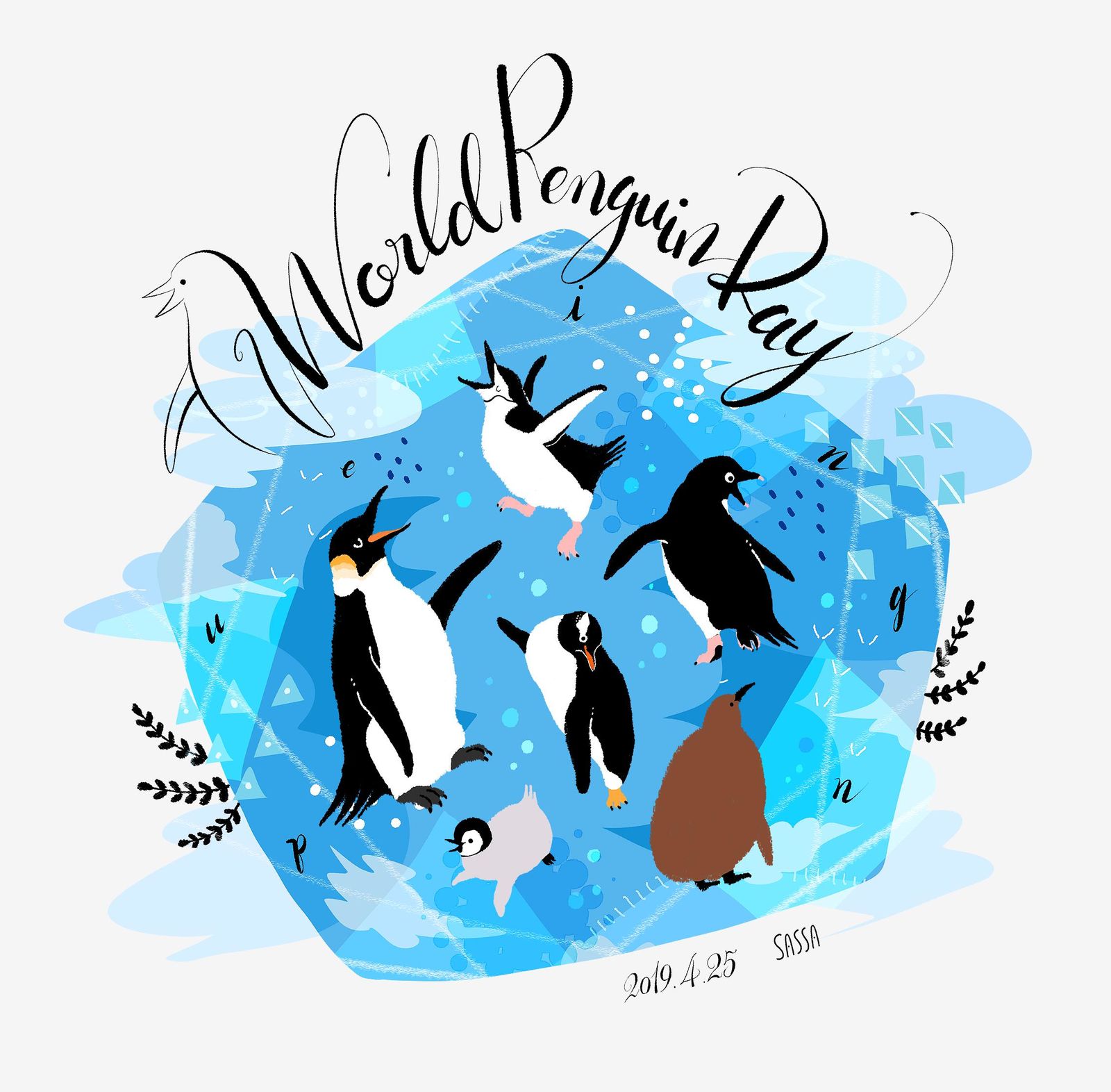 世界企鹅日-原创动物