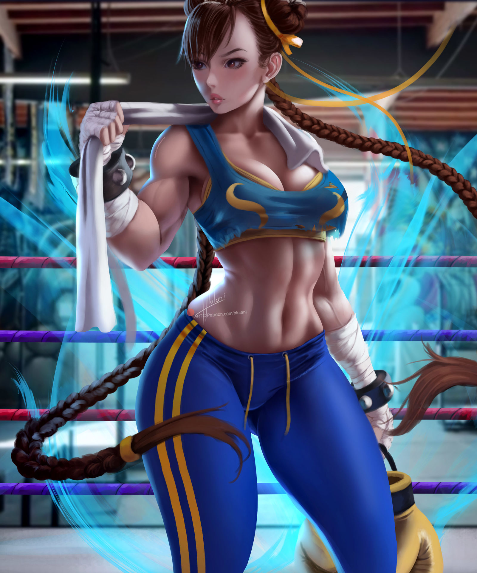 chun li-pinup数字艺术