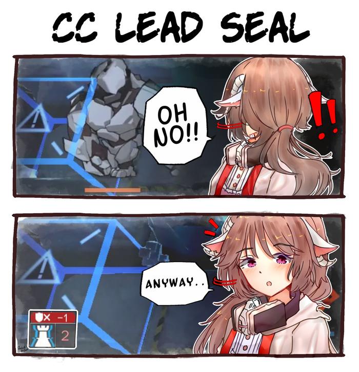 CC Lead Seal插画图片壁纸