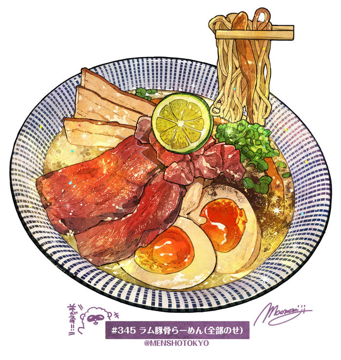#日刊米饭与故事【340-349餐目】总结插画图片壁纸