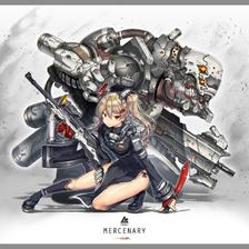 Mercenary插画图片壁纸