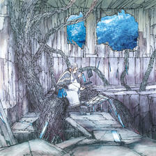 纺织树-2-插画图片壁纸