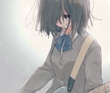 吉他少女-原创女高中生