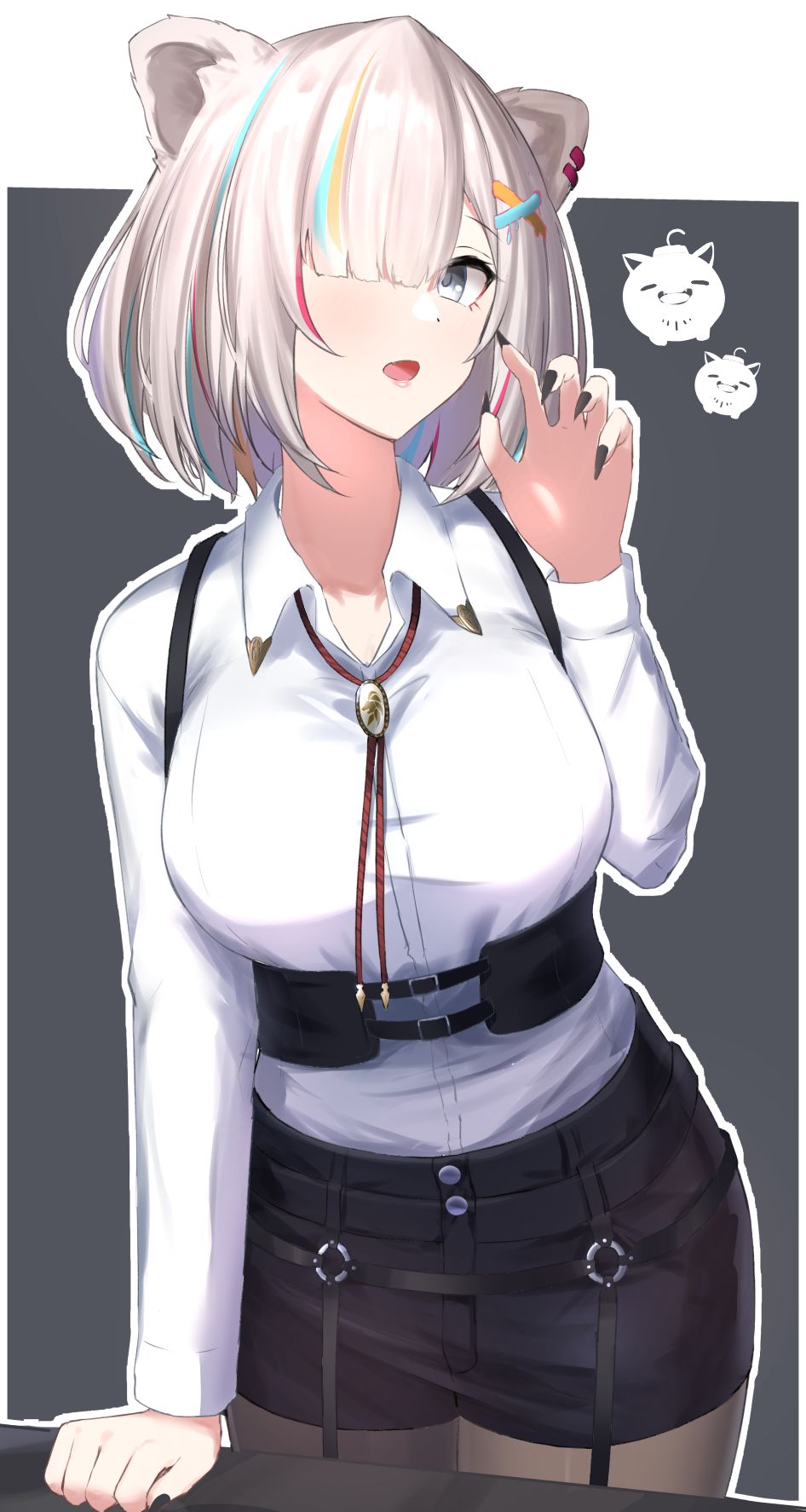 狮子白牡丹