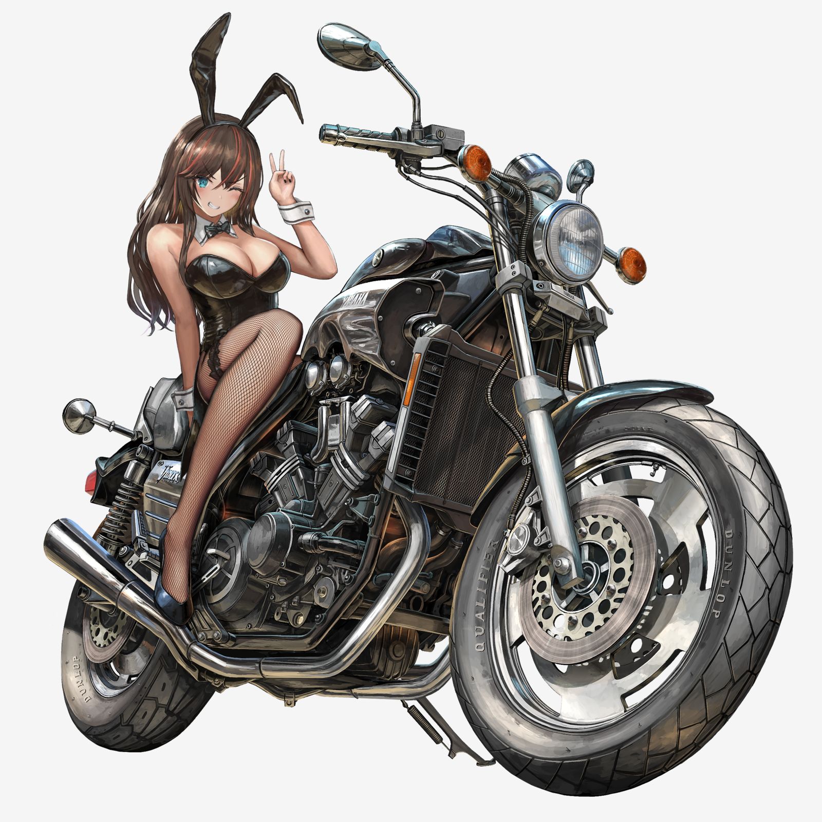 VMAX-摩托车兔女郎