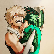 並行世界 overprotective Kacchan!插画图片壁纸