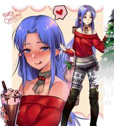 Medea Christmas Shopping插画图片壁纸