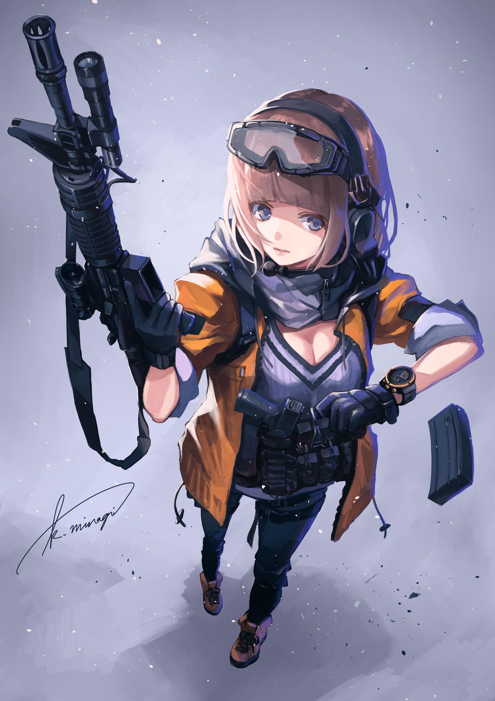 【仕事絵】M4A1-枪支女孩子