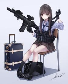 First Armed JK of the new era插画图片壁纸