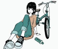 無題-女孩子ミニベロ