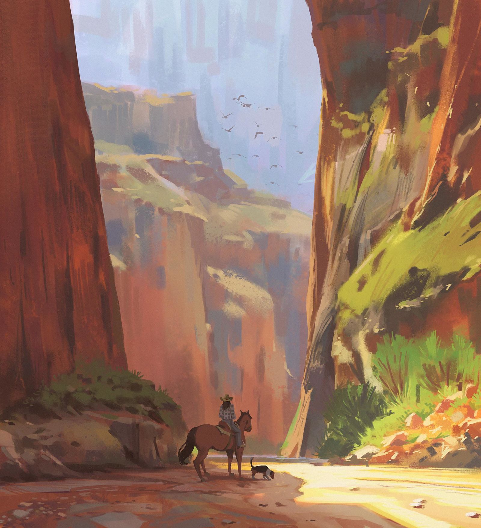 Grand Canyon插画图片壁纸