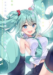 初音插画图片壁纸