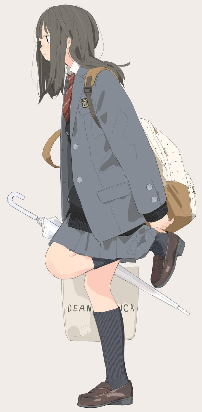 制服（原创）插画图片壁纸