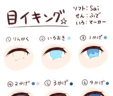 眼妆-作画过程画眼睛的方法