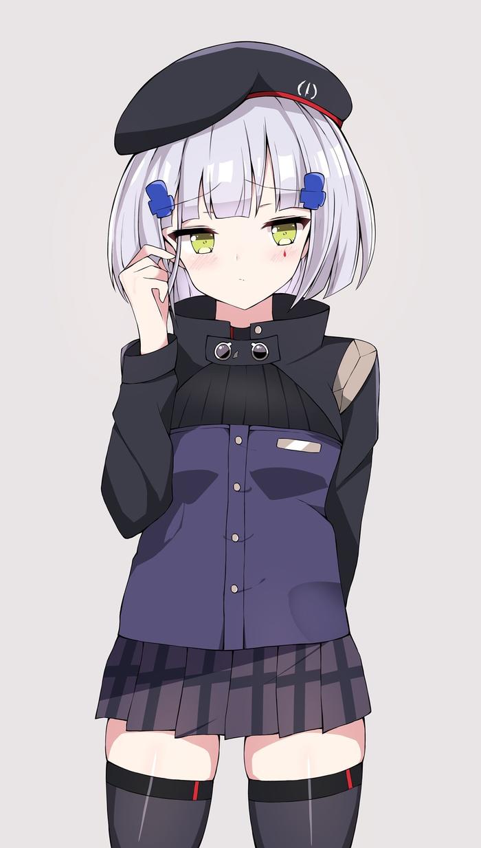 HK416插画图片壁纸