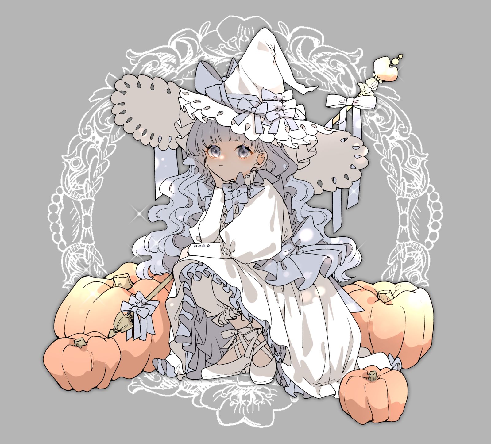 Halloween插画图片壁纸