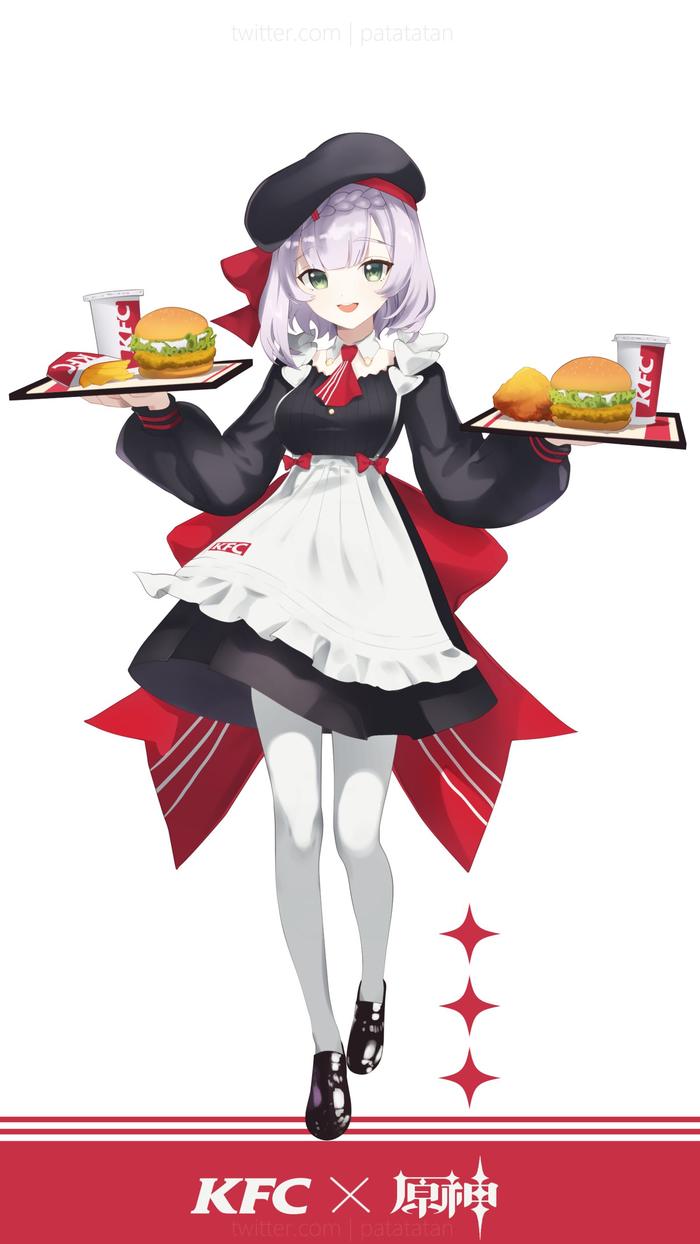 KFC × Noelle [Unofficial Fanart]插画图片壁纸