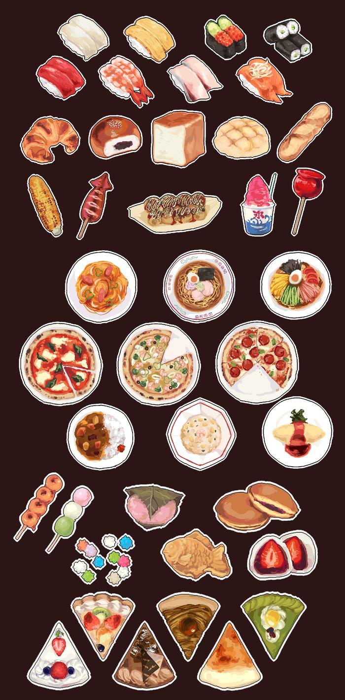 食物插图制作插画图片壁纸