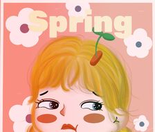 原创插画|春天里的小情绪