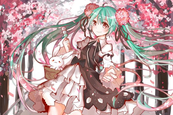 樱初音插画图片壁纸