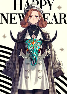 Happy New Year 2021插画图片壁纸