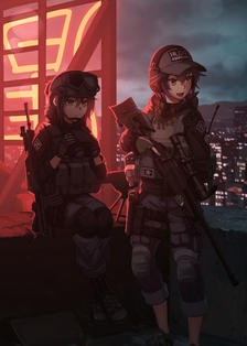 20200703 Sniper team!插画图片壁纸