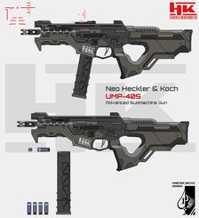 Neo HK UMP-405插画图片壁纸