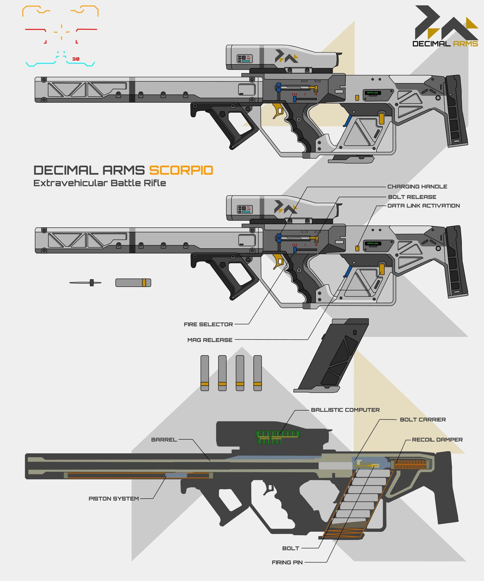 Decimal Arms Scorpio插画图片壁纸