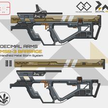 Decimal Arms MSR-3插画图片壁纸