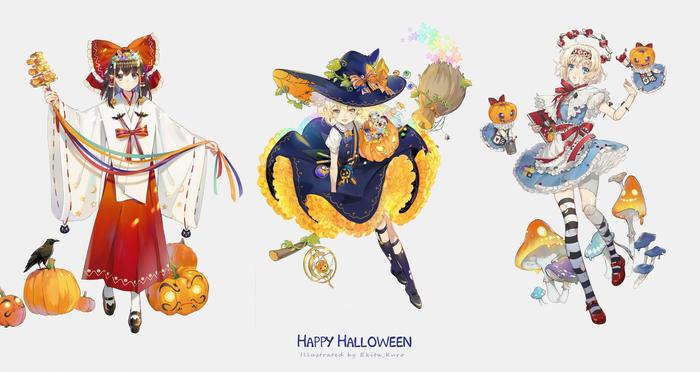 Happy Halloween！2018插画图片壁纸