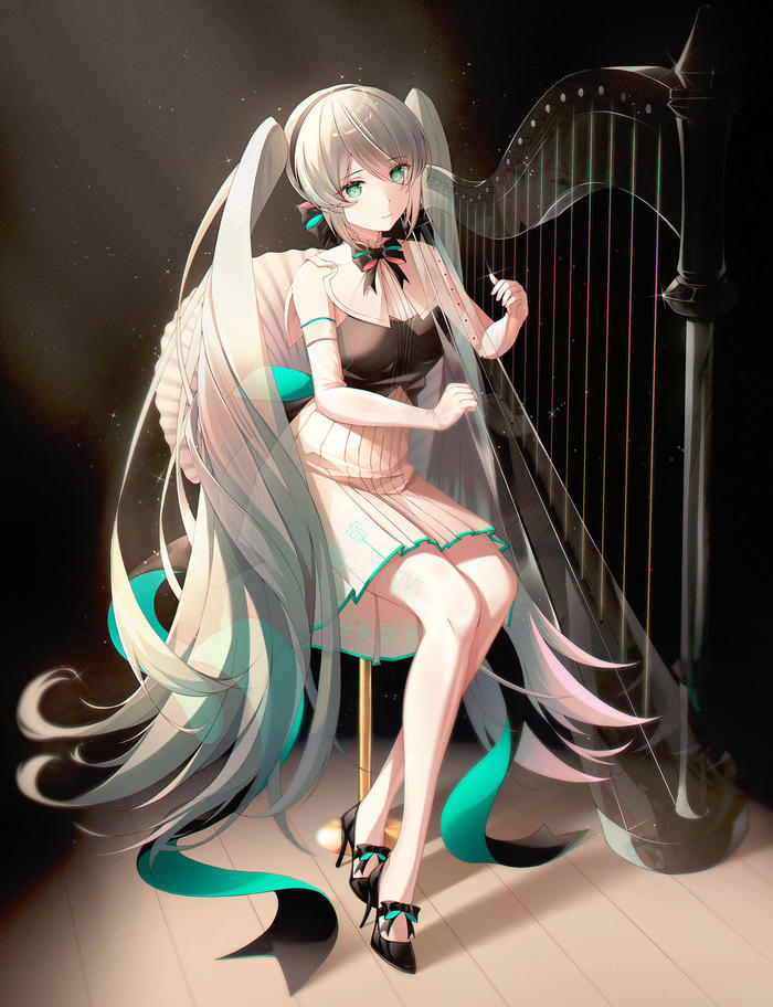 初音未来交响乐插画图片壁纸