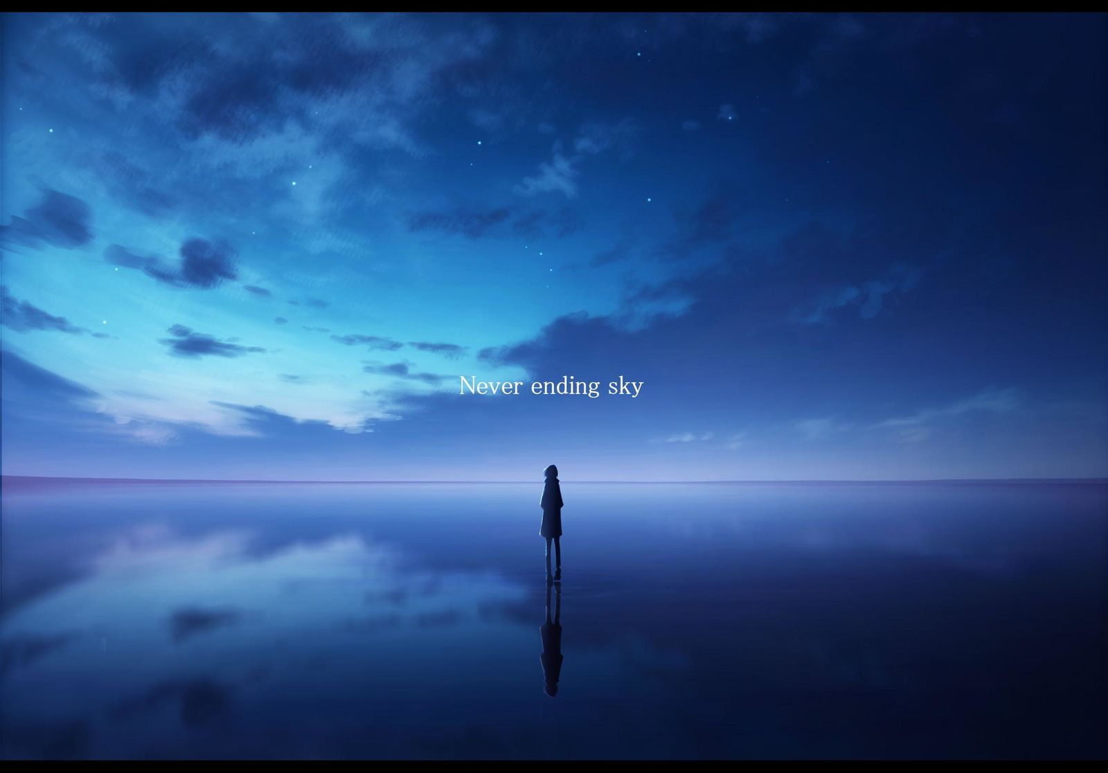 Never ending sky插画图片壁纸