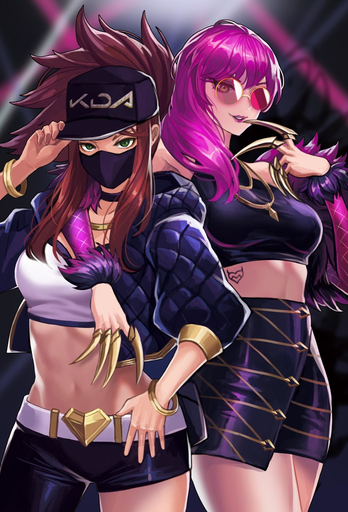 League of legends KDA fanart1插画图片壁纸