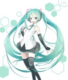 ■miku V4X插画图片壁纸